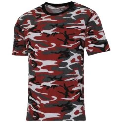 MFH US Streetstyle T-Shirt Red Camo