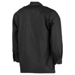 MFH US Long Sleeved Shirt Black 3 MFH US Long Sleeved Shirt Black -Brandit Shop 02752 Black 02