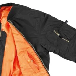 MFH US MA1 Flight Jacket Black -Brandit Shop 03552A MFH US MA1 Flight Jacket Black 03