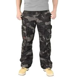 Surplus Airborne Vintage Trousers Black Camo -Brandit Shop 05 3598 42 surplus airborne vintage trousers black camo 33 1