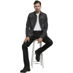 Brandit Mason Denim Pants Black -Brandit Shop 1019 2 Brandit Mason Denim Pants Unwashed Black 3 2