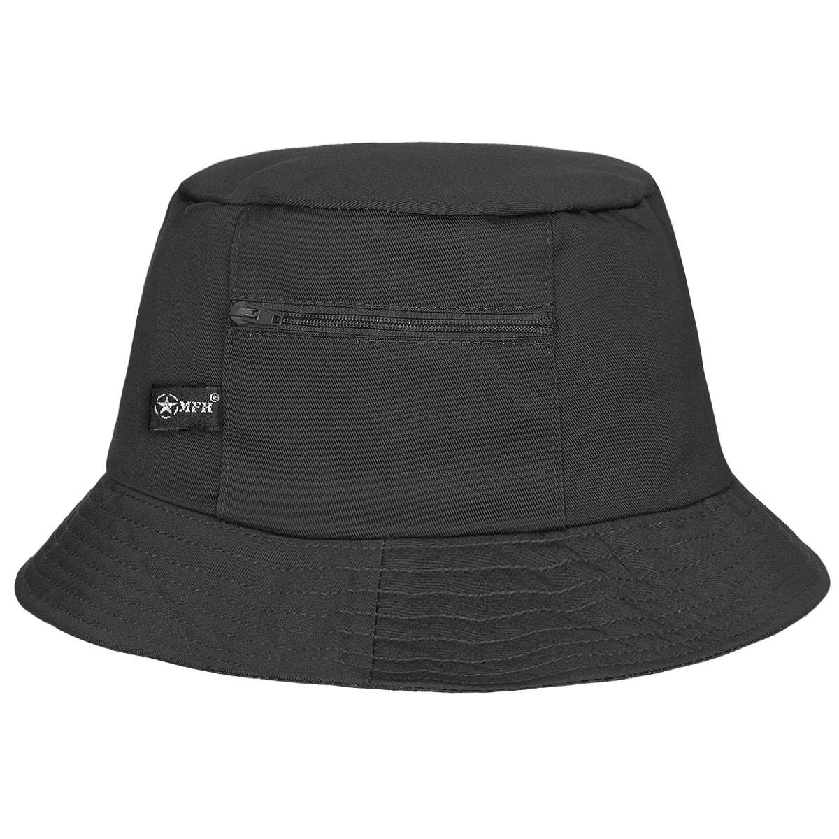 MFH Fisherman Bucket Hat Black 1 MFH Fisherman Bucket Hat Black
