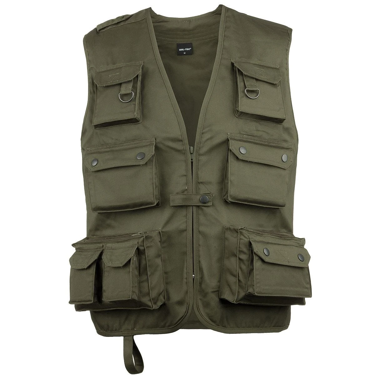 Mil-Tec Fishing Vest Olive 2 Mil-Tec Fishing Vest Olive - Image 2