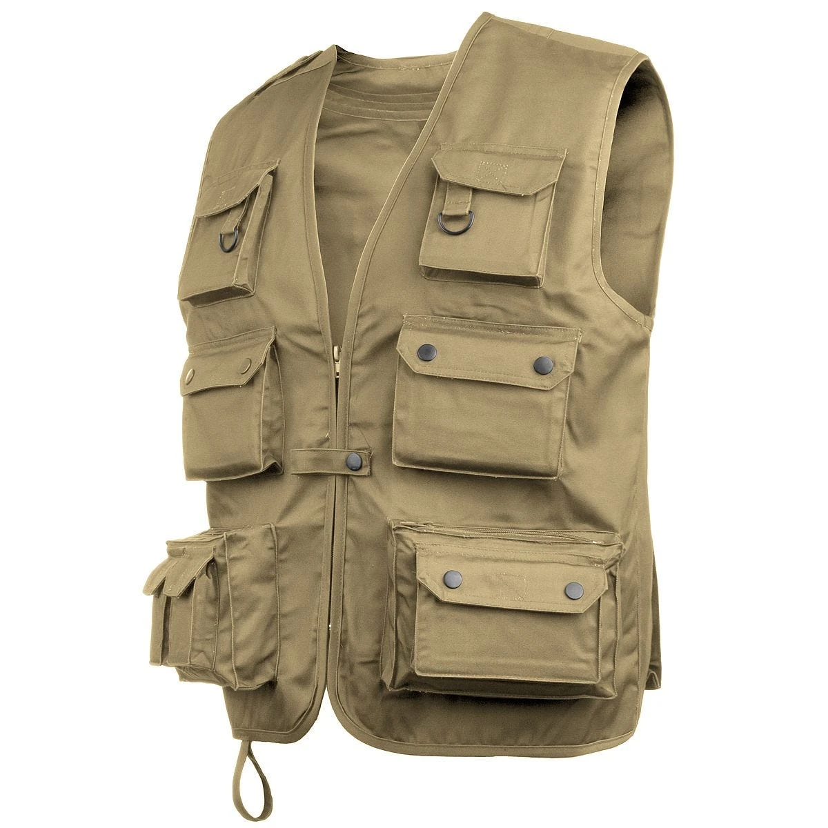 Mil-Tec Fishing Vest Khaki 1 Mil-Tec Fishing Vest Khaki