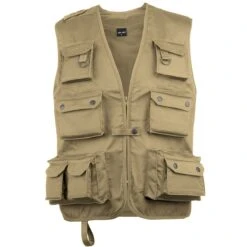 Mil-Tec Fishing Vest Khaki 3 Mil-Tec Fishing Vest Khaki -Brandit Shop 10701004 Mil TecFishingVestKhaki 02