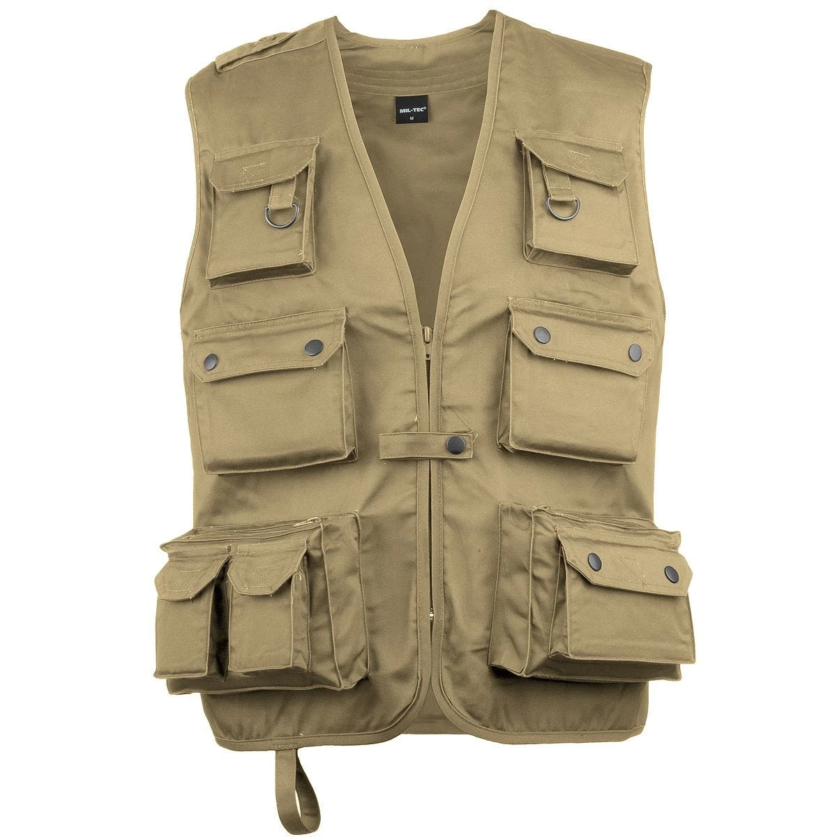 Mil-Tec Fishing Vest Khaki 2 Mil-Tec Fishing Vest Khaki - Image 2