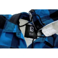 Brandit Lumber Hooded Jacket Black/Blue 6 Brandit Lumber Hooded Jacket Black/Blue -Brandit Shop 3172 183 Brandit Lumber Jacket Hooded Black Blue 03