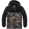 Brandit Jackson Teddyfleece Jacket Black / Dark Camo 5 Brandit Jackson Teddyfleece Jacket Black / Dark Camo -Brandit Shop 3174 227 Brandit Jackson Teddyfleece Jacket Black Dark Camo 2 4