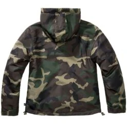 Brandit Ladies Windbreaker Front Zip Woodland -Brandit Shop 33113 10 Brandit Ladies Windbreaker Front Zip Woodland 02