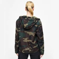 Brandit Ladies Windbreaker Front Zip Woodland -Brandit Shop 33113 10 Brandit Ladies Windbreaker Front Zip Woodland 06