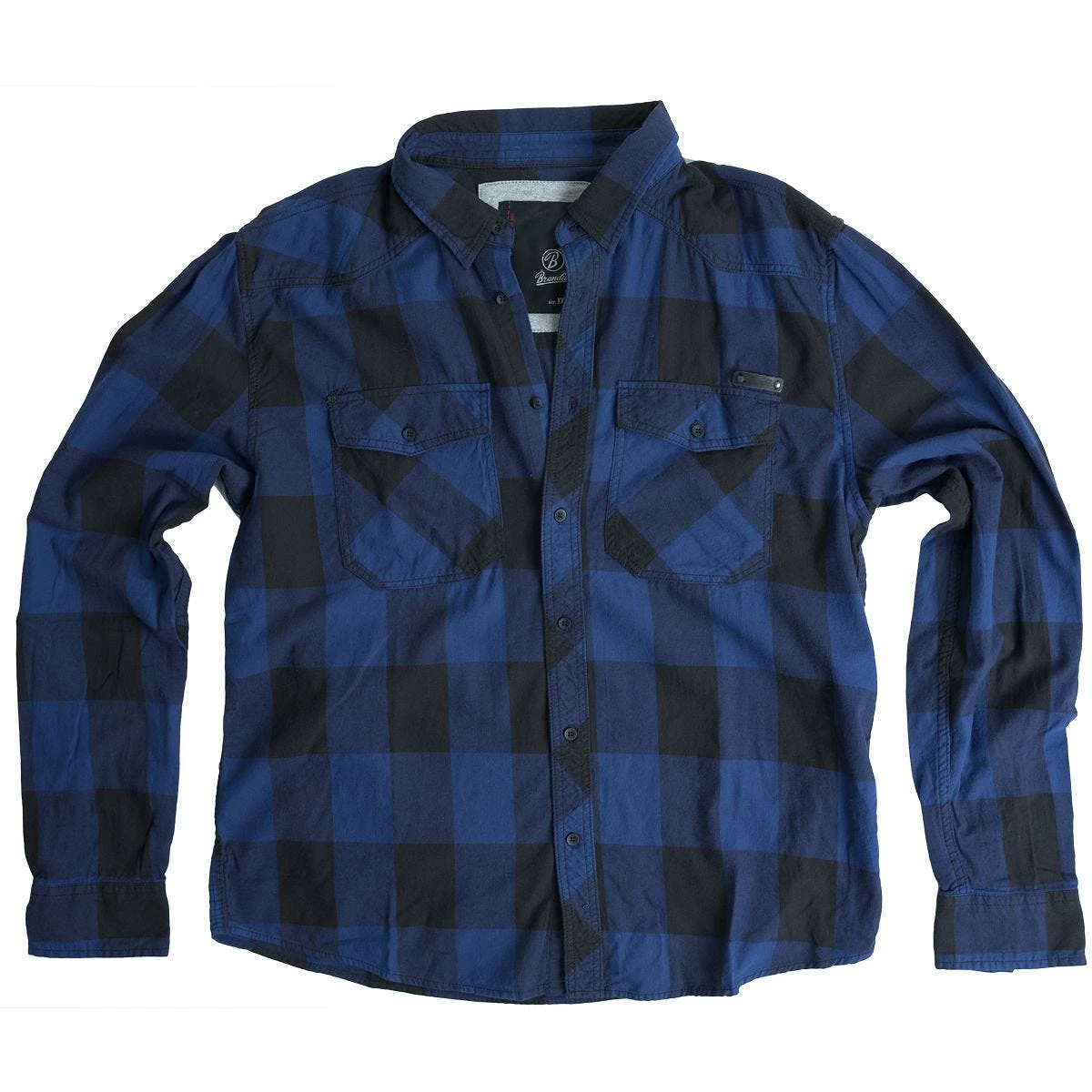 Brandit Check Shirt Black/Blue 1 Brandit Check Shirt Black/Blue