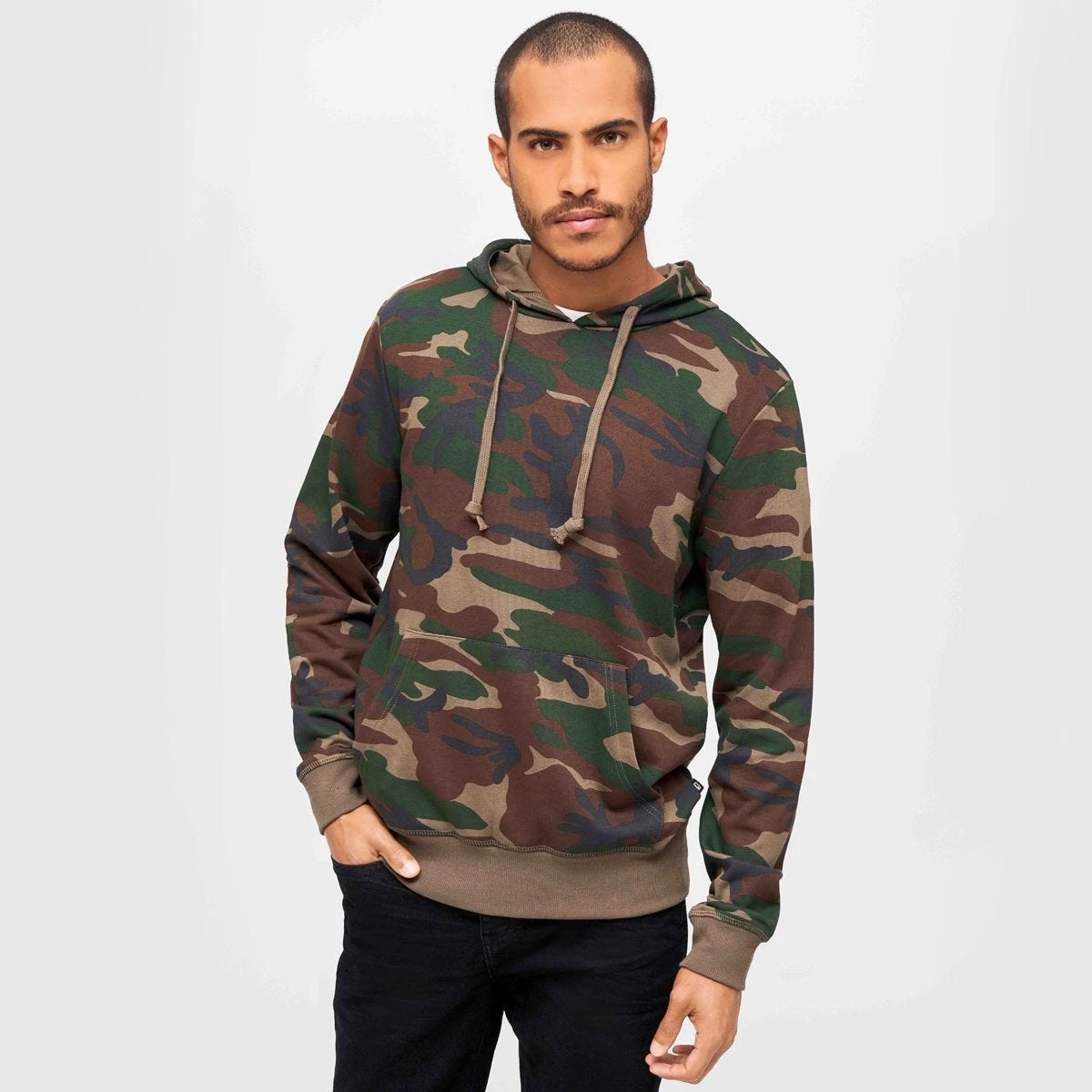 Brandit Sweathoody Woodland 4 Brandit Sweathoody Woodland - Image 4