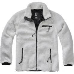 Brandit Teddyfleece Jacket White -Brandit Shop 5021 7 BRANDIT TEDDYFLEECE JACKET WHITE 004 6