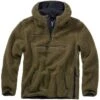Brandit Teddyfleece Worker Pullover Olive -Brandit Shop 5023 1 BRANDIT TEDDYFLEECE OLIVE 001 2
