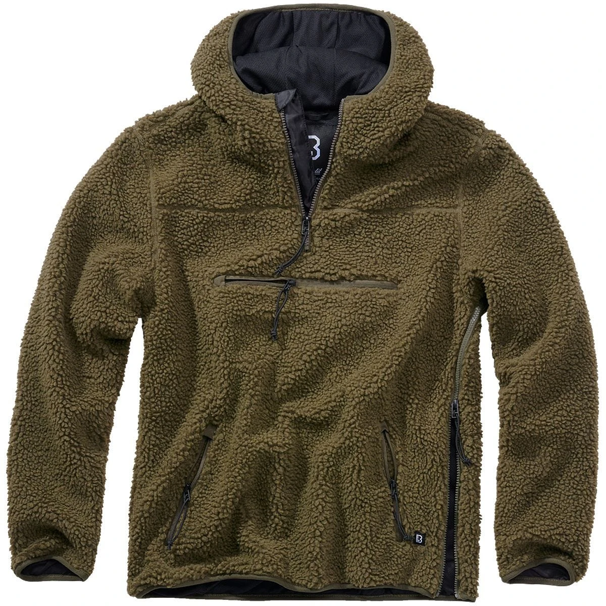 Brandit Teddyfleece Worker Pullover Olive 1 Brandit Teddyfleece Worker Pullover Olive