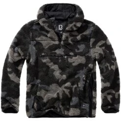 Brandit Teddyfleece Worker Pullover Dark Camo -Brandit Shop 5023 4 BRANDIT TEDDYFLEECE DARKCAMO 003 8