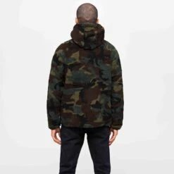 Brandit Teddyfleece Worker Jacket Woodland -Brandit Shop 5024 10 BRANDIT TEDDYFLEECE WOODLAND 002 1