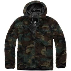 Brandit Teddyfleece Worker Jacket Woodland -Brandit Shop 5024 10 BRANDIT TEDDYFLEECE WOODLAND 005 1