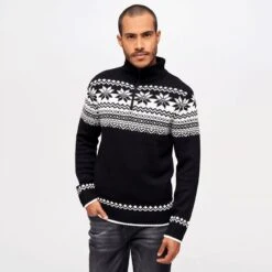 Brandit Troyer Norweger Pullover Black -Brandit Shop 5029 2 Brandit Troyer Norweger Pullover Black 3 2
