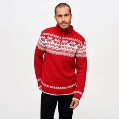 Brandit Troyer Norweger Pullover Red -Brandit Shop 5029 38 Brandit Troyer Norweger Pullover Red 3 2