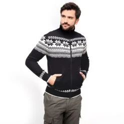 Brandit Cardigan Norweger Black -Brandit Shop 5030 2 Brandit Cardigan Norweger Black 3 2