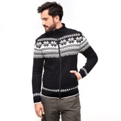 Brandit Cardigan Norweger Black -Brandit Shop 5030 2 Brandit Cardigan Norweger Black 4 2