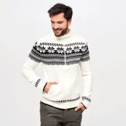 Brandit Cardigan Norweger White -Brandit Shop 5030 7 Brandit Cardigan Norweger White 3 2