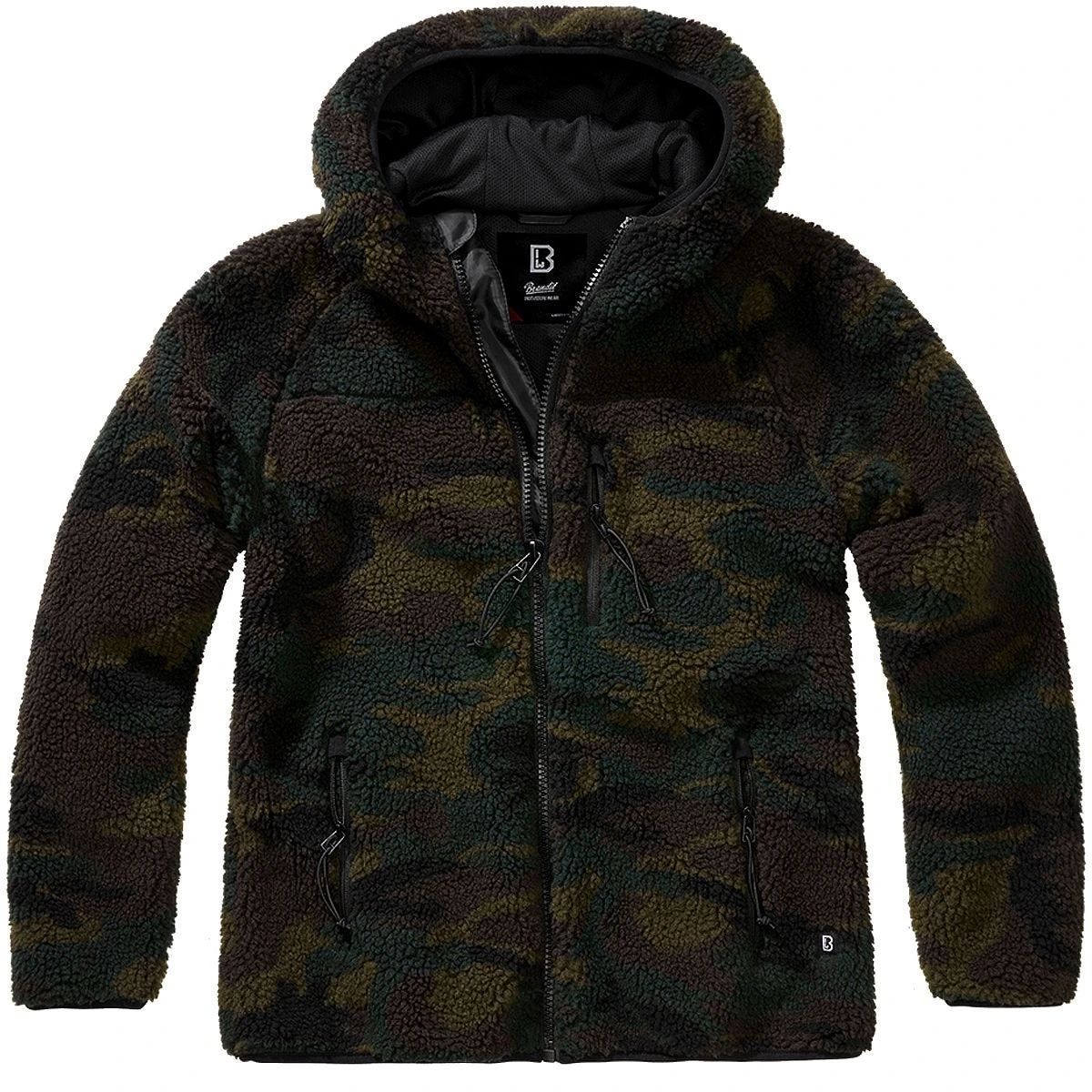 Brandit Ladies Teddyfleece Jacket Woodland 2 Brandit Ladies Teddyfleece Jacket Woodland - Image 2