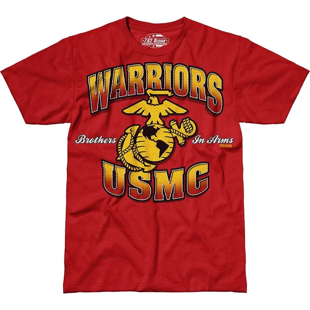 7.62 Design USMC Warriors T-Shirt Scarlet 1 7.62 Design USMC Warriors T-Shirt Scarlet