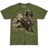 7.62 Design Lightning's Hand T-Shirt Military Green