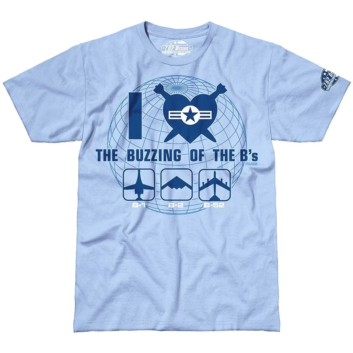 7.62 Design The Buzzing Of The B's T-Shirt Sky Blue 1 7.62 Design The Buzzing Of The B's T-Shirt Sky Blue