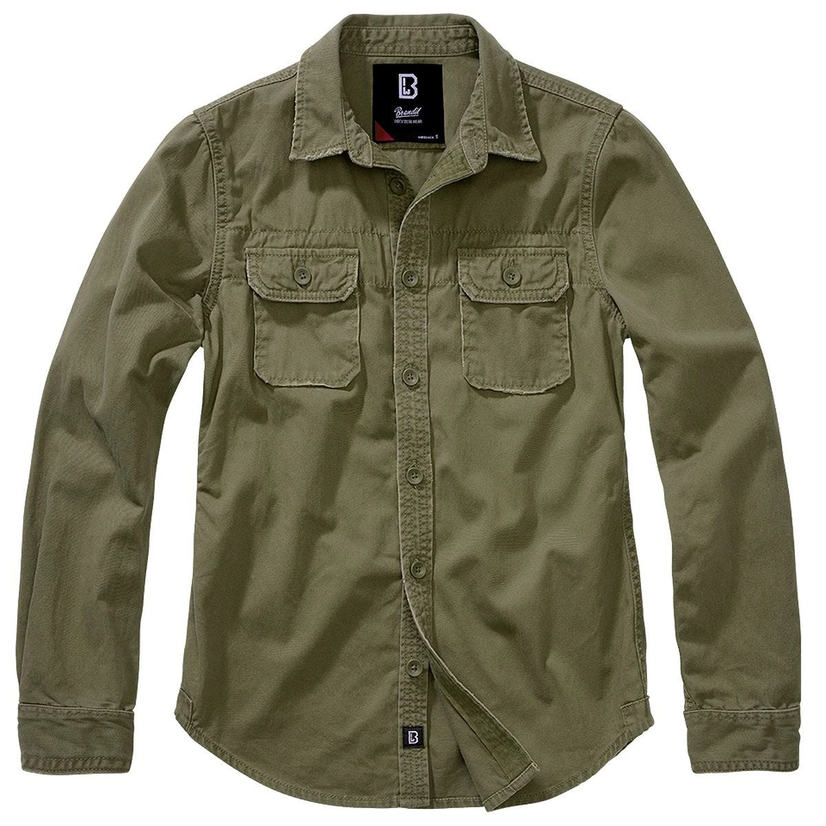 Brandit Ladies Vintage Shirt Longsleeve Olive 4 Brandit Ladies Vintage Shirt Longsleeve Olive - Image 4