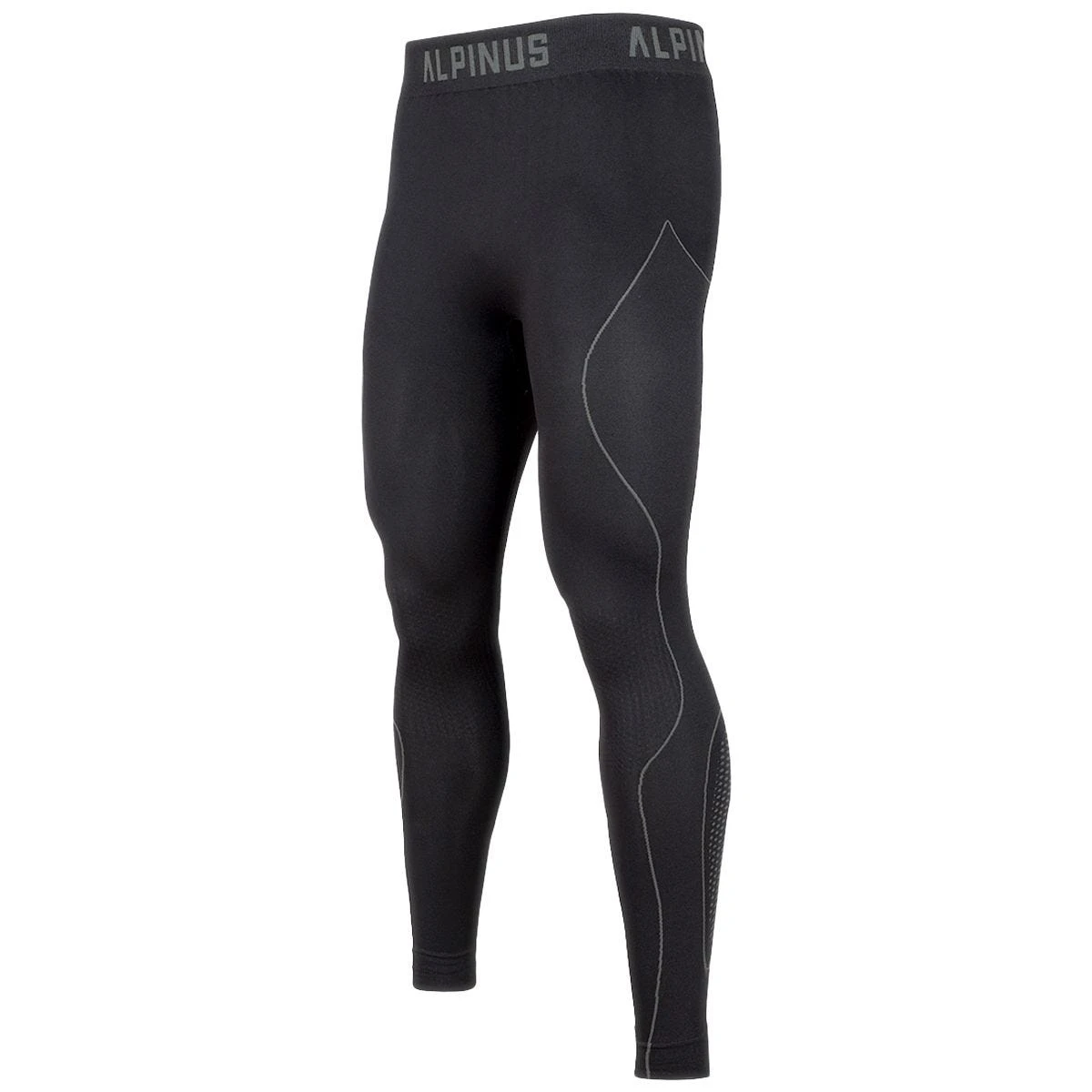 Alpinus Men Active Base Layer Leggings Black-Grey 1 Alpinus Men Active Base Layer Leggings Black-Grey