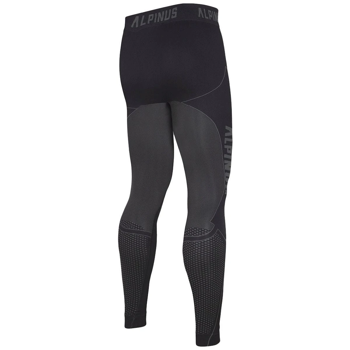 Alpinus Men Active Base Layer Leggings Black-Grey 2 Alpinus Men Active Base Layer Leggings Black-Grey - Image 2