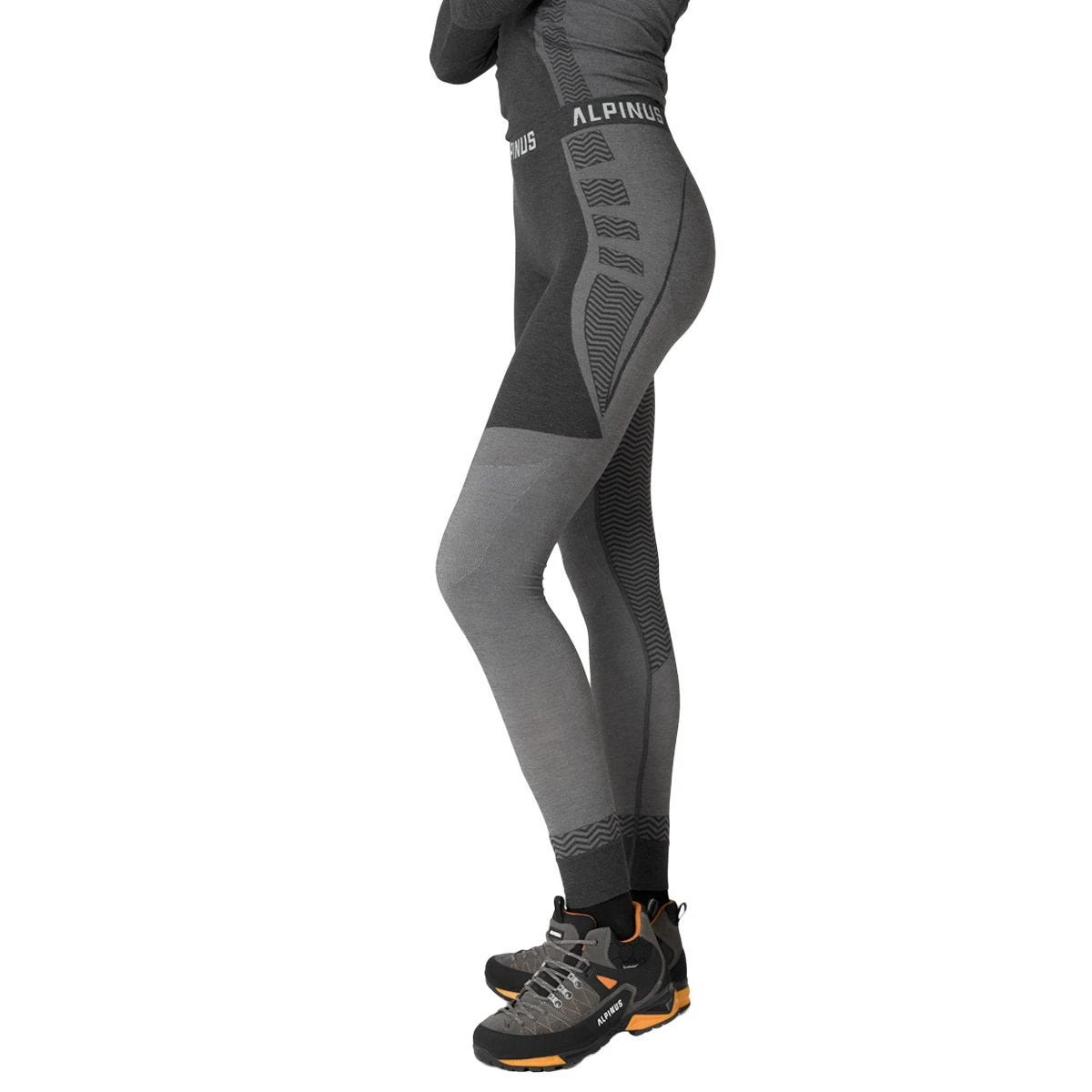 Alpinus Women Pro Miyabi Edition Base Layer Leggings Grey-Melange 5 Alpinus Women Pro Miyabi Edition Base Layer Leggings Grey-Melange - Image 5