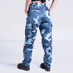 Mil-Tec Ladies Ranger Trousers Skyblue -Brandit Shop BLUE CARGO WOMEN 12 07 03 1