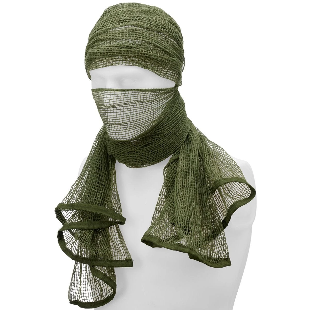 Brandit Commando Net Scarf Olive 2 Brandit Commando Net Scarf Olive - Image 2