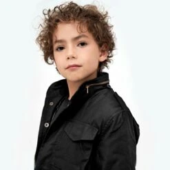Brandit Kids M-65 Standard Jacket Black -Brandit Shop Brandit Kids M 65 Standard Jacket Black 4 1200x1200