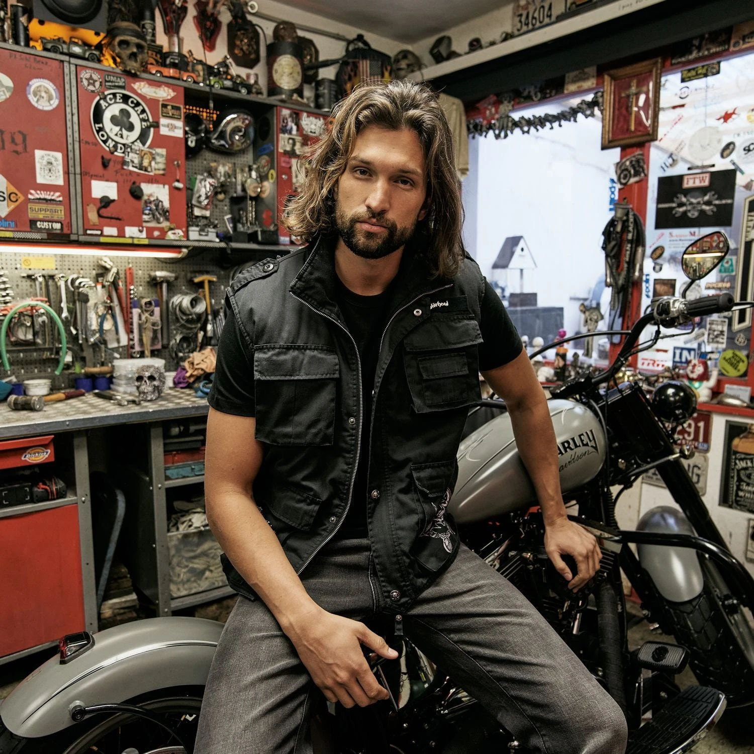 Brandit Motörhead Ranger Vest Black 3 Brandit Motörhead Ranger Vest Black - Image 3