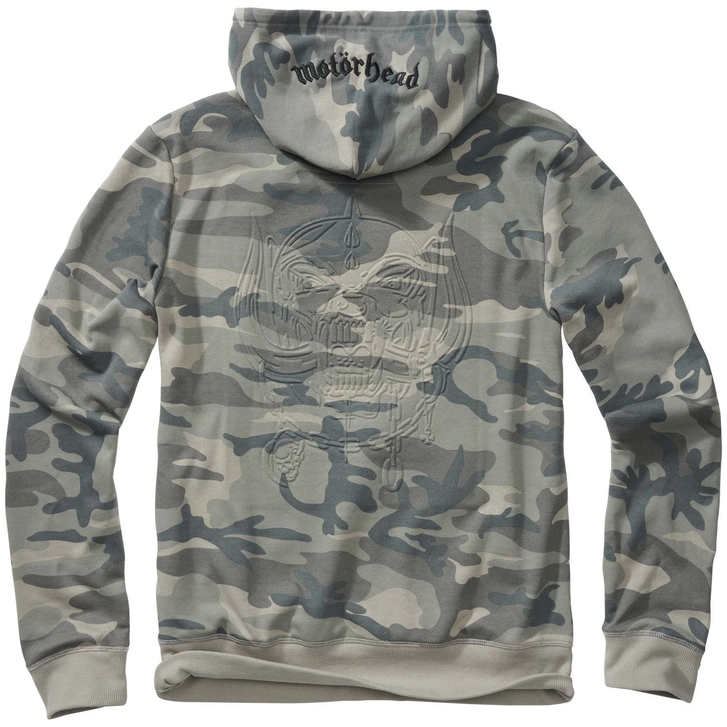 Brandit Motörhead Sweathoody Grey Camo 2 Brandit Motörhead Sweathoody Grey Camo - Image 2