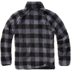 Brandit Teddyfleece Jacket Black/Grey 7 Brandit Teddyfleece Jacket Black/Grey -Brandit Shop Brandit Teddyfleece Jacket Black Grey 4 1200x1200 6