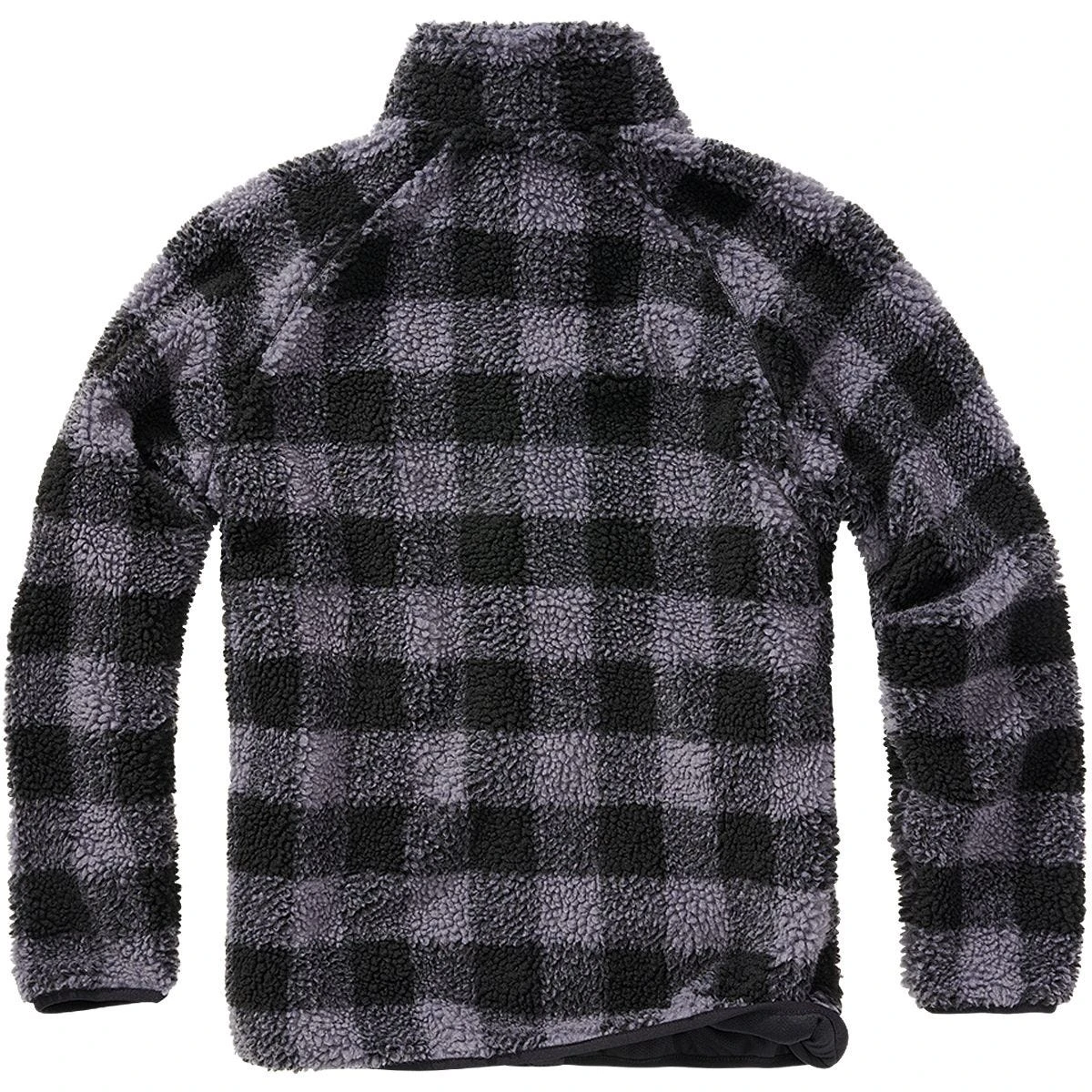Brandit Teddyfleece Jacket Black/Grey 4 Brandit Teddyfleece Jacket Black/Grey - Image 4