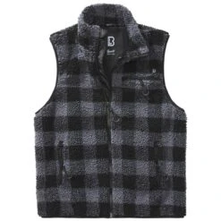 Brandit Teddyfleece Worker Vest Black/Grey -Brandit Shop Brandit Teddyfleece Worker Vest Black Grey 3 1200x1200 2