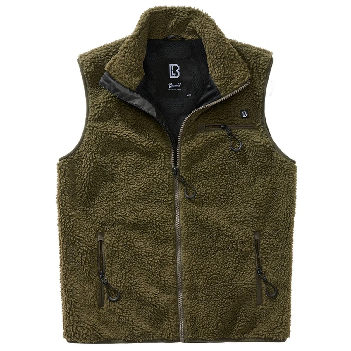 Brandit Teddyfleece Worker Vest Olive 3 Brandit Teddyfleece Worker Vest Olive - Image 3