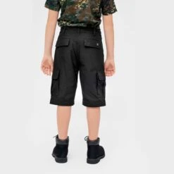 Brandit Kids BDU Shorts Black -Brandit Shop BranditKidsBDUShortsBlack 5 1200x1200