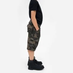 Brandit Kids BDU Shorts Dark Camo -Brandit Shop BranditKidsBDUShortsDark camo 3 1200x1200