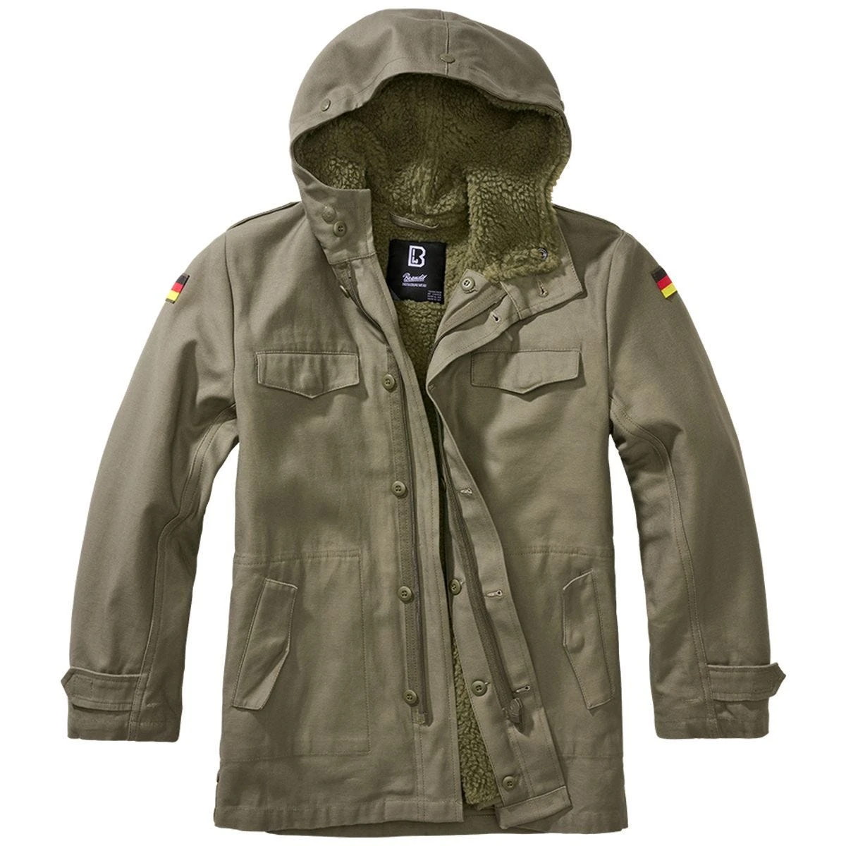 Brandit Kids BW Parka Olive 1 Brandit Kids BW Parka Olive