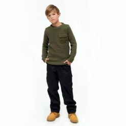Brandit Kids BW Pullover Olive -Brandit Shop BranditKidsBWPulloverOlive 4 1200x1200