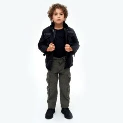 Brandit Kids M-65 Giant Jacket Black -Brandit Shop BranditKidsM 65GiantJacketBlack 4 1200x1200
