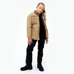 Brandit Kids M-65 Giant Jacket Camel 7 Brandit Kids M-65 Giant Jacket Camel -Brandit Shop BranditKidsM 65GiantJacketCamel 4 1200x1200